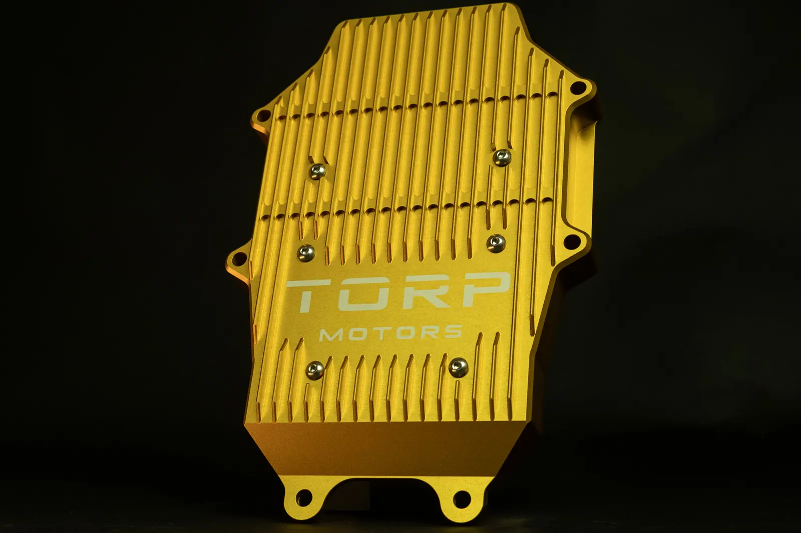 Yellow Gold anodized TORP heatsink for the SurRon Ultra Bee