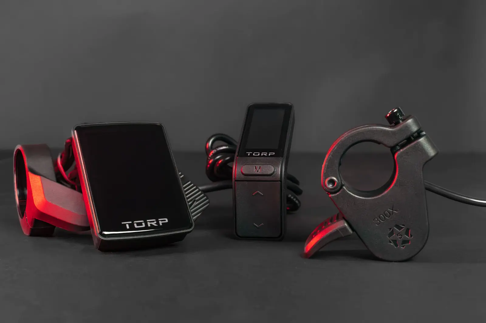 TORP Full Color Display and thumb throttle accessories