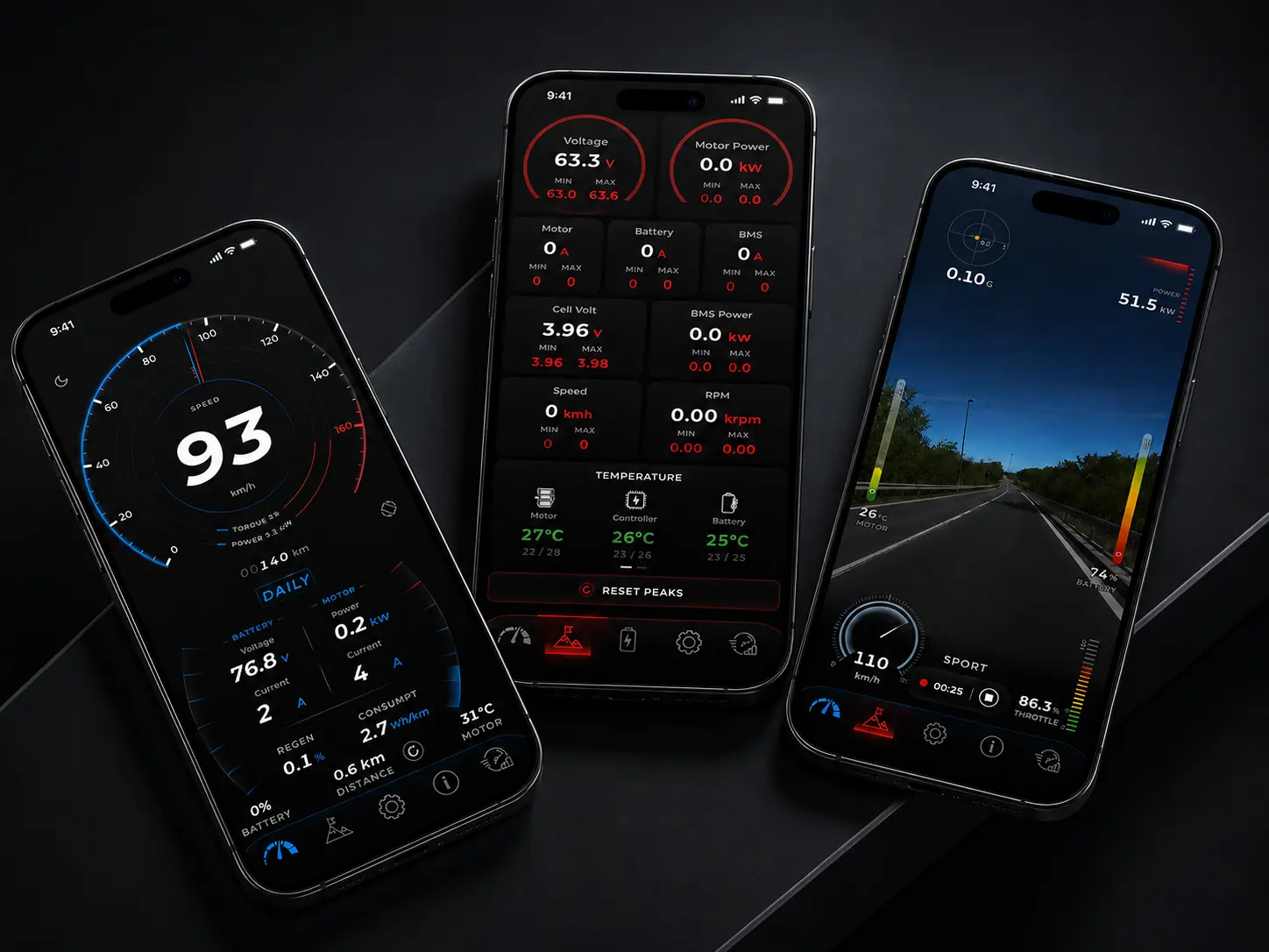 The TORP app on two phones