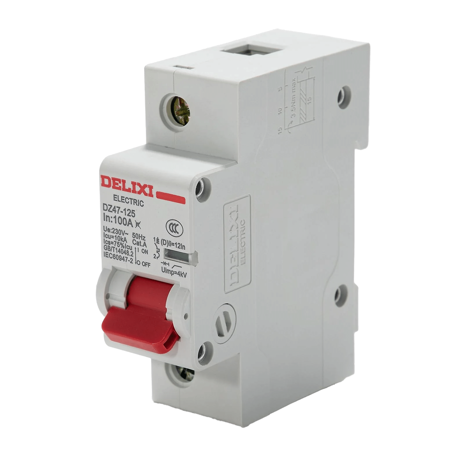 DZ47-125 100 amp circuit breaker